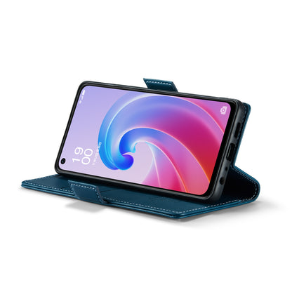 Realme 9i 4G Litchi Texture RFID Anti-theft Leather Phone Case with Butterfly Buckle, Stand & Card Wallet with TPU Shell