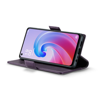 Realme 9i 4G Litchi Texture RFID Anti-theft Leather Phone Case with Butterfly Buckle, Stand & Card Wallet with TPU Shell