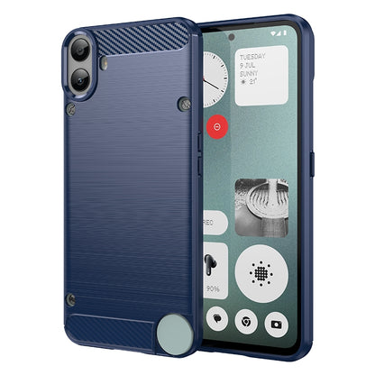 Nothing CMF Phone 1 Carbon Fiber Brushed Texture TPU Protective Phone Case Shockproof Slim Cover