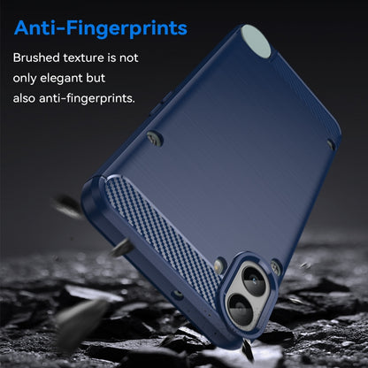 Nothing CMF Phone 1 Carbon Fiber Brushed Texture TPU Protective Phone Case Shockproof Slim Cover