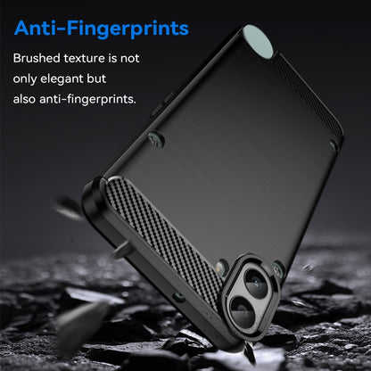 Nothing CMF Phone 1 Carbon Fiber Brushed Texture TPU Protective Phone Case Shockproof Slim Cover