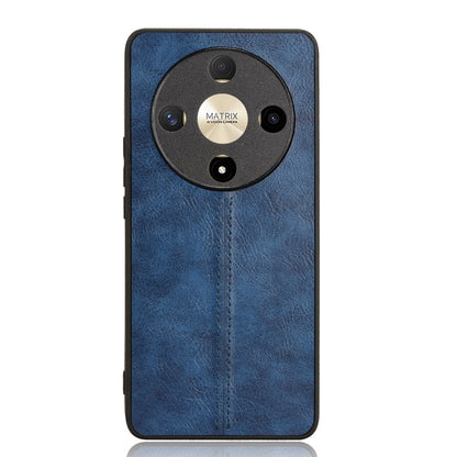 Honor Magic6 Lite Cow Pattern Sewing Back Cover Phone Case - Premium PU Leather Texture PC + TPU Shockproof Protective Case, Scratch Resistant Slim Lightweight Anti-Fingerprint Full Coverage Mobile Cover