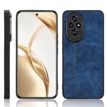 Honor 200 Pro Cow Pattern Sewing Back Cover Phone Case - Premium PU Leather Texture PC + TPU Shockproof Protective Case, Scratch Resistant Slim Lightweight Anti-Fingerprint Full Coverage Mobile Cover