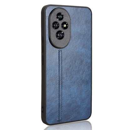 Honor 200 Pro Cow Pattern Sewing Back Cover Phone Case - Premium PU Leather Texture PC + TPU Shockproof Protective Case, Scratch Resistant Slim Lightweight Anti-Fingerprint Full Coverage Mobile Cover