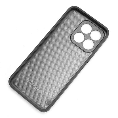 Honor X6b Cow Pattern Sewing Back Cover Phone Case - Premium PU Leather Texture PC + TPU Shockproof Protective Case, Scratch Resistant Slim Lightweight Anti-Fingerprint Full Coverage Mobile Cover