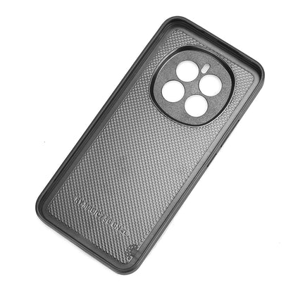 Honor Magic7 Cow Pattern Sewing Back Cover Phone Case - Premium PU Leather Texture PC + TPU Shockproof Protective Case, Scratch Resistant Slim Lightweight Anti-Fingerprint Full Coverage Mobile Cover