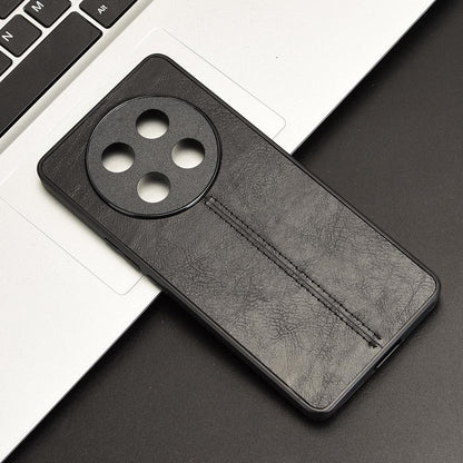 Honor X60 Pro Cow Pattern Sewing Back Cover Phone Case - Premium PU Leather Texture PC + TPU Shockproof Protective Case, Scratch Resistant Slim Lightweight Anti-Fingerprint Full Coverage Mobile Cover