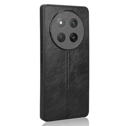 Honor X9c Cow Pattern Sewing Back Cover Phone Case - Premium PU Leather Texture PC + TPU Shockproof Protective Case, Scratch Resistant Slim Lightweight Anti-Fingerprint Full Coverage Mobile Cover