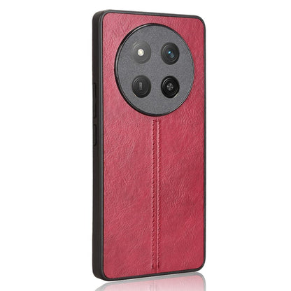 Honor X9c Cow Pattern Sewing Back Cover Phone Case - Premium PU Leather Texture PC + TPU Shockproof Protective Case, Scratch Resistant Slim Lightweight Anti-Fingerprint Full Coverage Mobile Cover