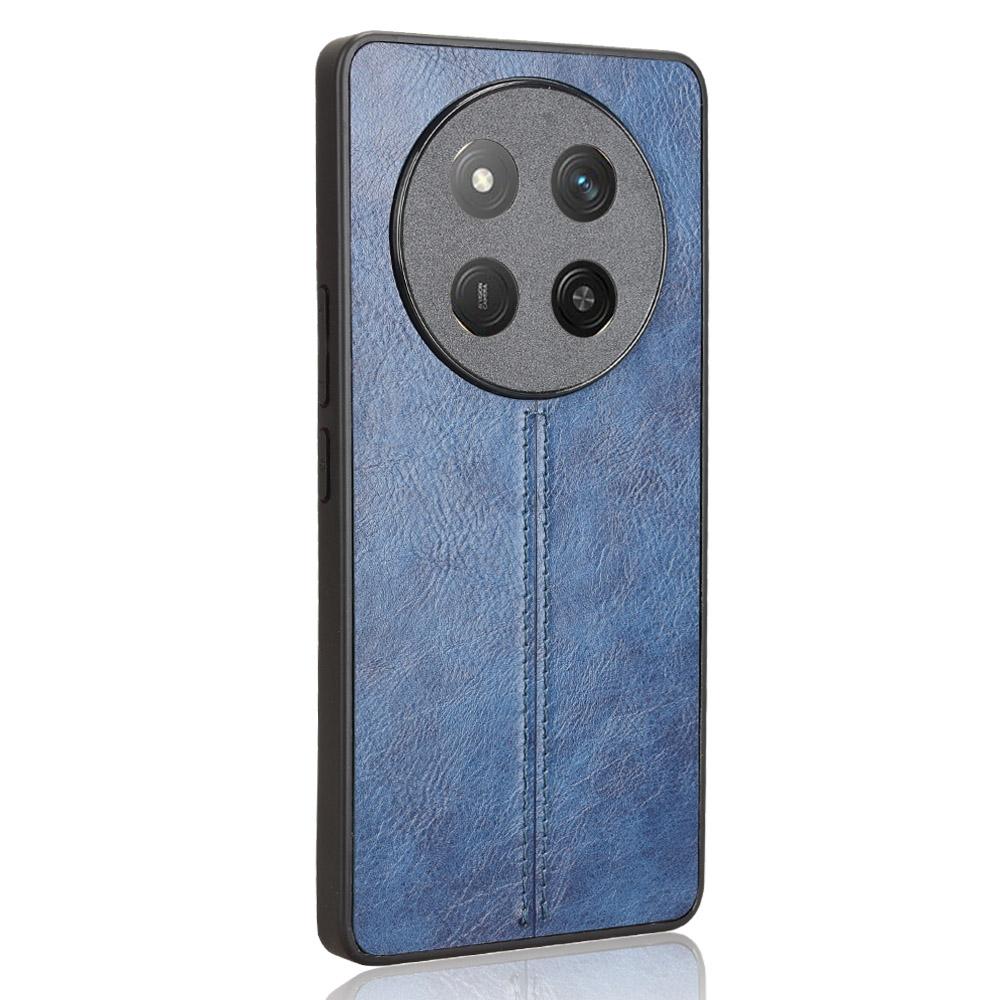 Honor Magic7 Lite Cow Pattern Sewing Back Cover Phone Case - Premium PU Leather Texture PC + TPU Shockproof Protective Case, Scratch Resistant Slim Lightweight Anti-Fingerprint Full Coverage Mobile Cover