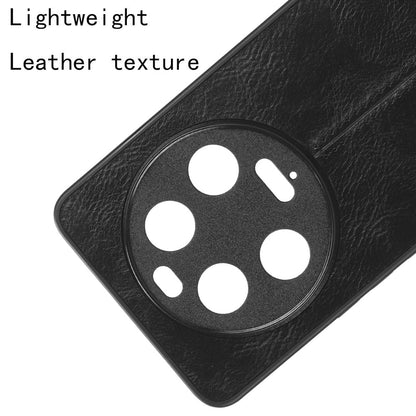 Xiaomi 13 Ultra Cow Pattern Sewing Back Cover Phone Case - Premium PU Leather Texture PC + TPU Shockproof Protective Case, Scratch Resistant Slim Lightweight Anti-Fingerprint Full Coverage Mobile Cover