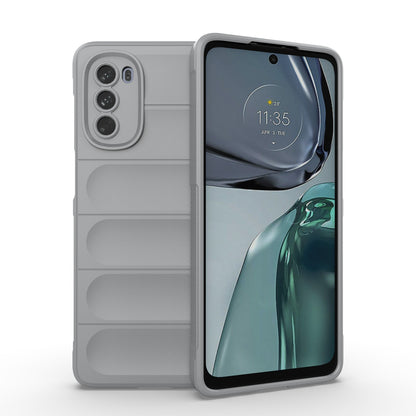 Motorola Moto G62 5G Magic Shield TPU + Flannel Protective Phone Case Cover, Shockproof Scratch Resistant