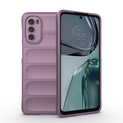 Motorola Moto G62 5G Magic Shield TPU + Flannel Protective Phone Case Cover, Shockproof Scratch Resistant