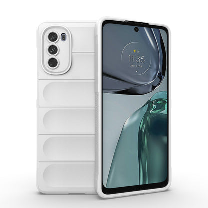 Motorola Moto G62 5G Magic Shield TPU + Flannel Protective Phone Case Cover, Shockproof Scratch Resistant