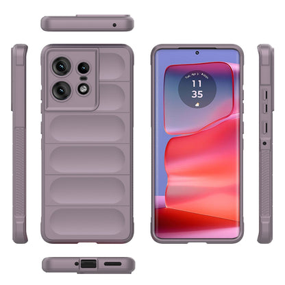 Motorola Edge 50 Pro 5G Global Shock Absorbent Magic Shield TPU + Flannel Phone Case, Featuring Ridged Drop Protection, Bright Colours & Easy Access