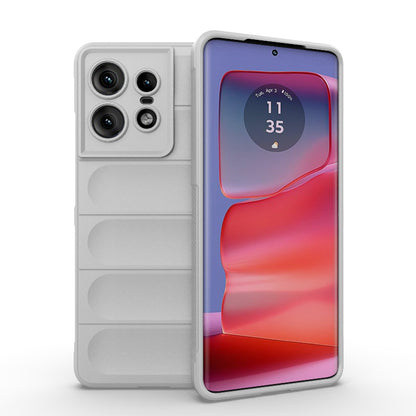 Motorola Edge 50 Pro 5G Global Shock Absorbent Magic Shield TPU + Flannel Phone Case, Featuring Ridged Drop Protection, Bright Colours & Easy Access