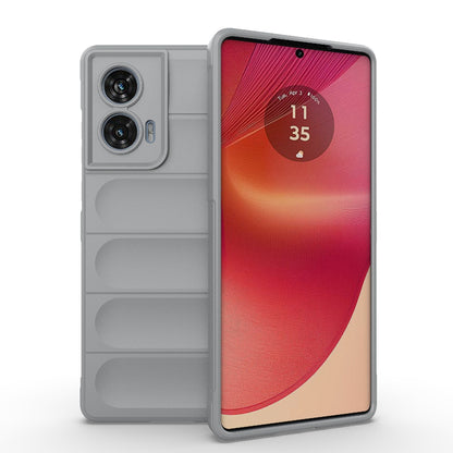 Motorola Edge 50 Fusion 5G Global Shock Absorbent Magic Shield TPU + Flannel Phone Case, Featuring Ridged Drop Protection, Bright Colours & Easy Access