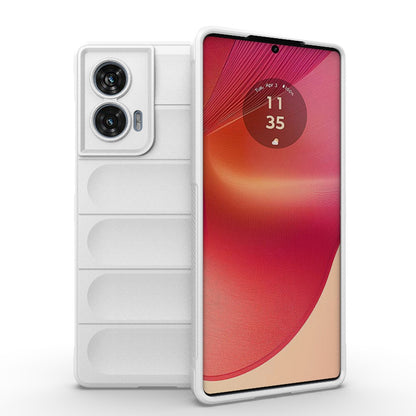 Motorola Edge 50 Fusion 5G Global Shock Absorbent Magic Shield TPU + Flannel Phone Case, Featuring Ridged Drop Protection, Bright Colours & Easy Access