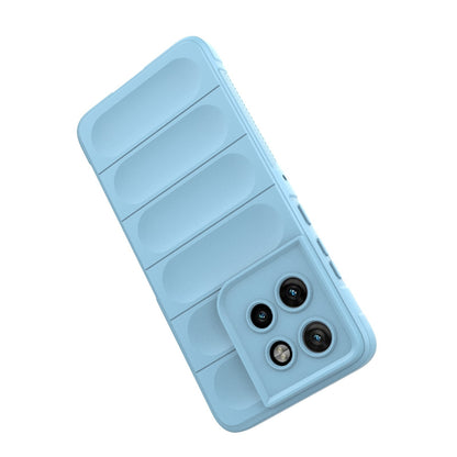 Motorola Edge 50 Neo Magic Shield TPU + Flannel Protective Phone Case Cover, Shockproof Scratch Resistant