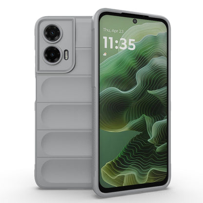Motorola Moto G35 5G Magic Shield TPU + Flannel Protective Phone Case Cover, Shockproof Scratch Resistant