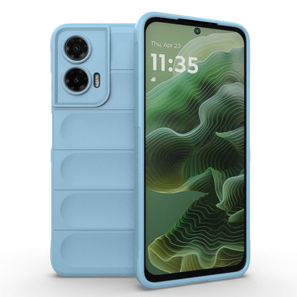 Motorola Moto G35 5G Magic Shield TPU + Flannel Protective Phone Case Cover, Shockproof Scratch Resistant