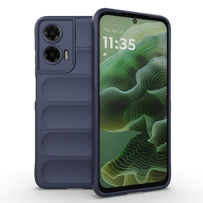 Motorola Moto G35 5G Magic Shield TPU + Flannel Protective Phone Case Cover, Shockproof Scratch Resistant