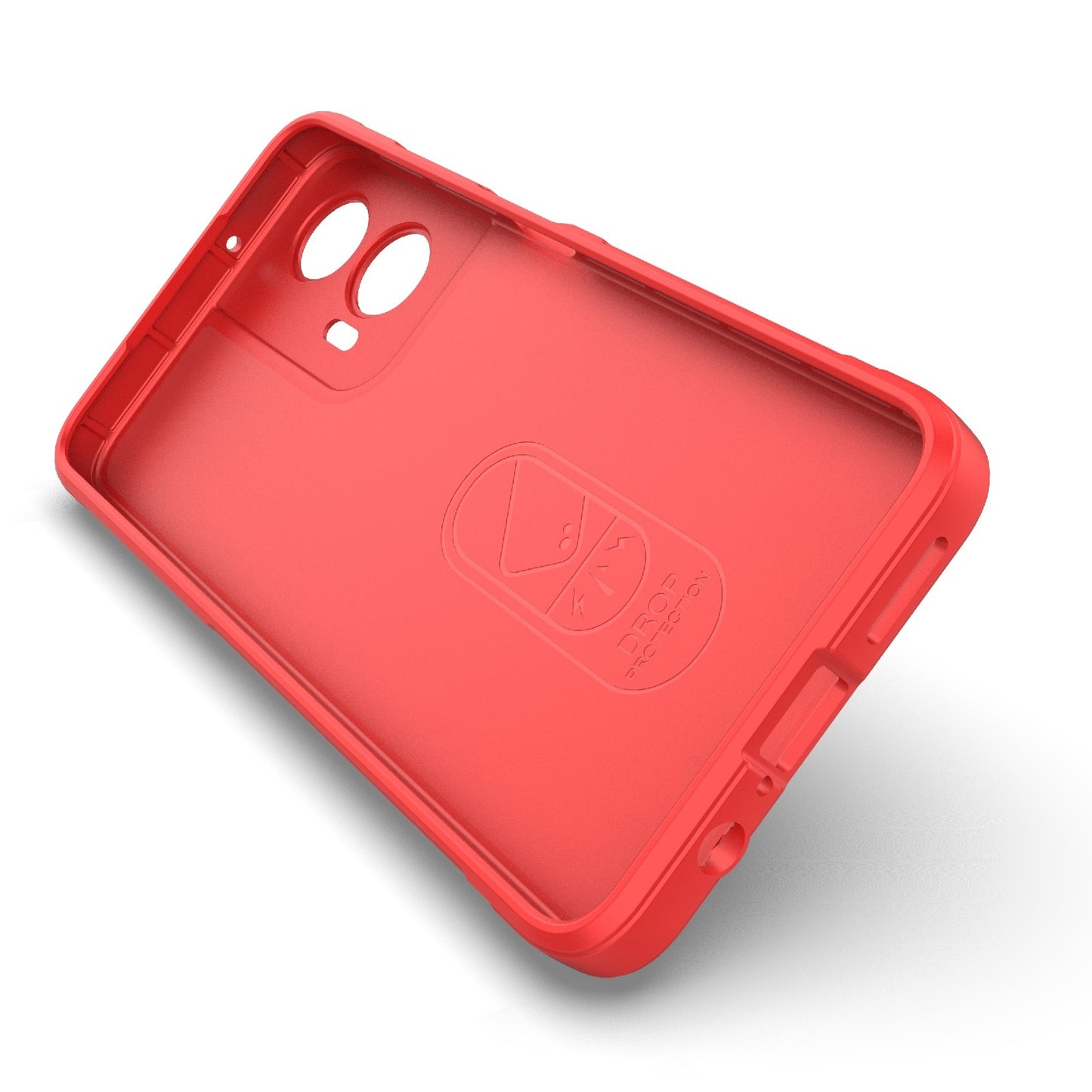 Motorola Moto G35 5G Magic Shield TPU + Flannel Protective Phone Case Cover, Shockproof Scratch Resistant