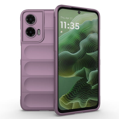 Motorola Moto G35 5G Magic Shield TPU + Flannel Protective Phone Case Cover, Shockproof Scratch Resistant