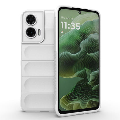 Motorola Moto G35 5G Magic Shield TPU + Flannel Protective Phone Case Cover, Shockproof Scratch Resistant