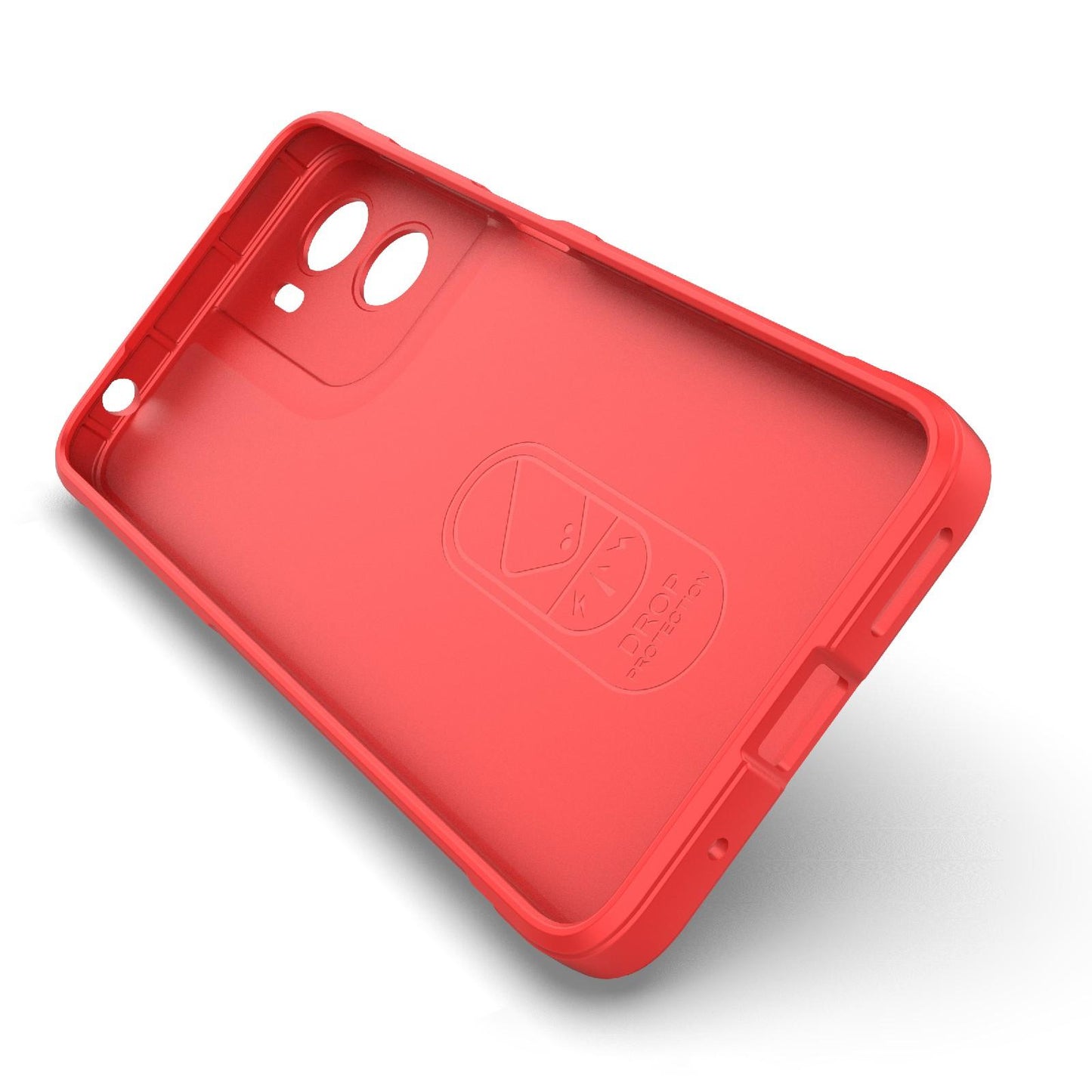 Motorola E15 Magic Shield TPU + Flannel Protective Phone Case Cover, Shockproof Scratch Resistant