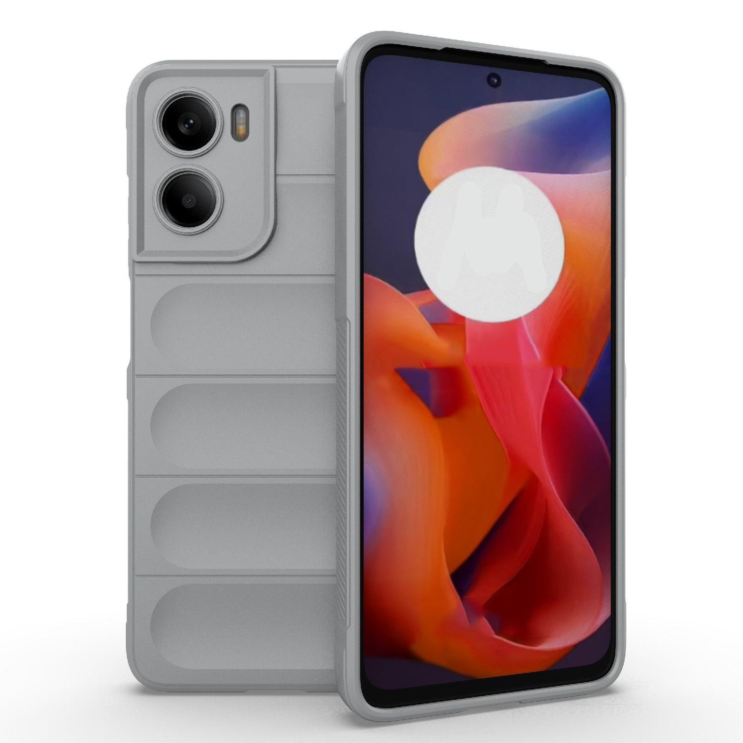 Motorola E15 Magic Shield TPU + Flannel Protective Phone Case Cover, Shockproof Scratch Resistant