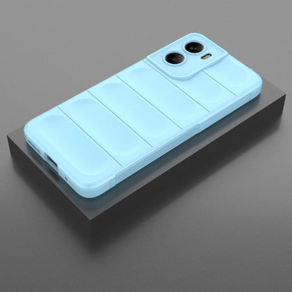 Motorola E15 Magic Shield TPU + Flannel Protective Phone Case Cover, Shockproof Scratch Resistant