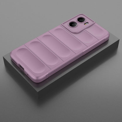 Motorola Moto G05 4G Magic Shield TPU + Flannel Protective Phone Case Cover, Shockproof Scratch Resistant
