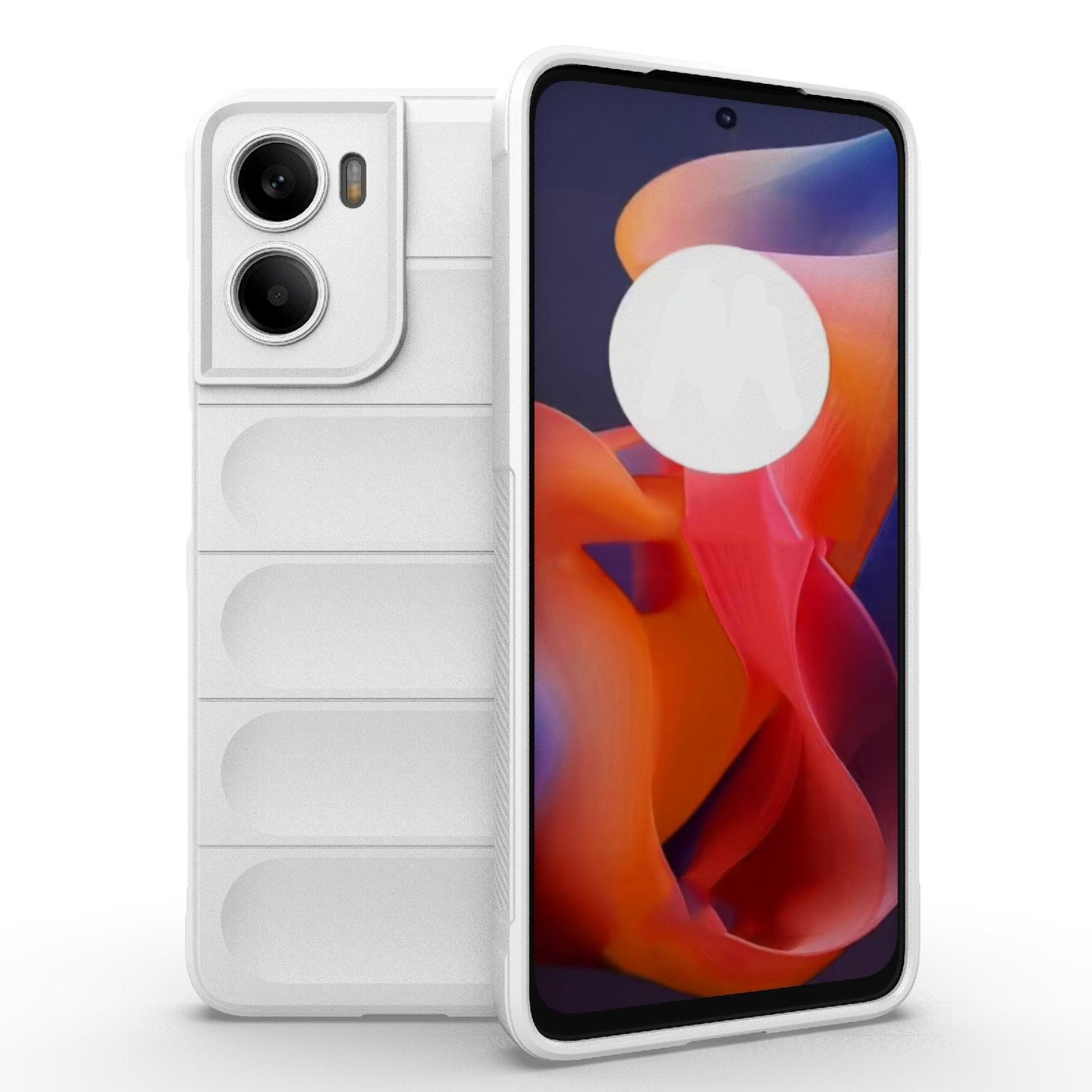 Motorola E15 Magic Shield TPU + Flannel Protective Phone Case Cover, Shockproof Scratch Resistant