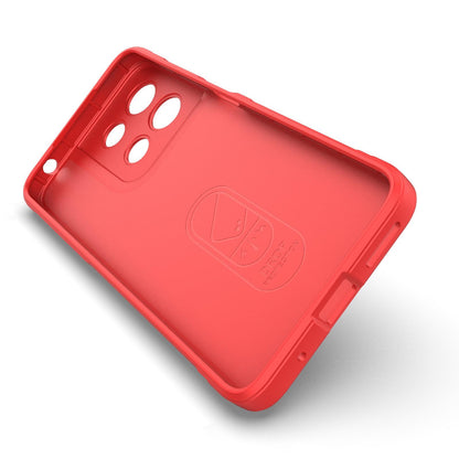 Motorola Moto G15 4G Magic Shield TPU + Flannel Protective Phone Case Cover, Shockproof Scratch Resistant