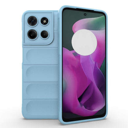 Motorola Moto G15 4G Magic Shield TPU + Flannel Protective Phone Case Cover, Shockproof Scratch Resistant