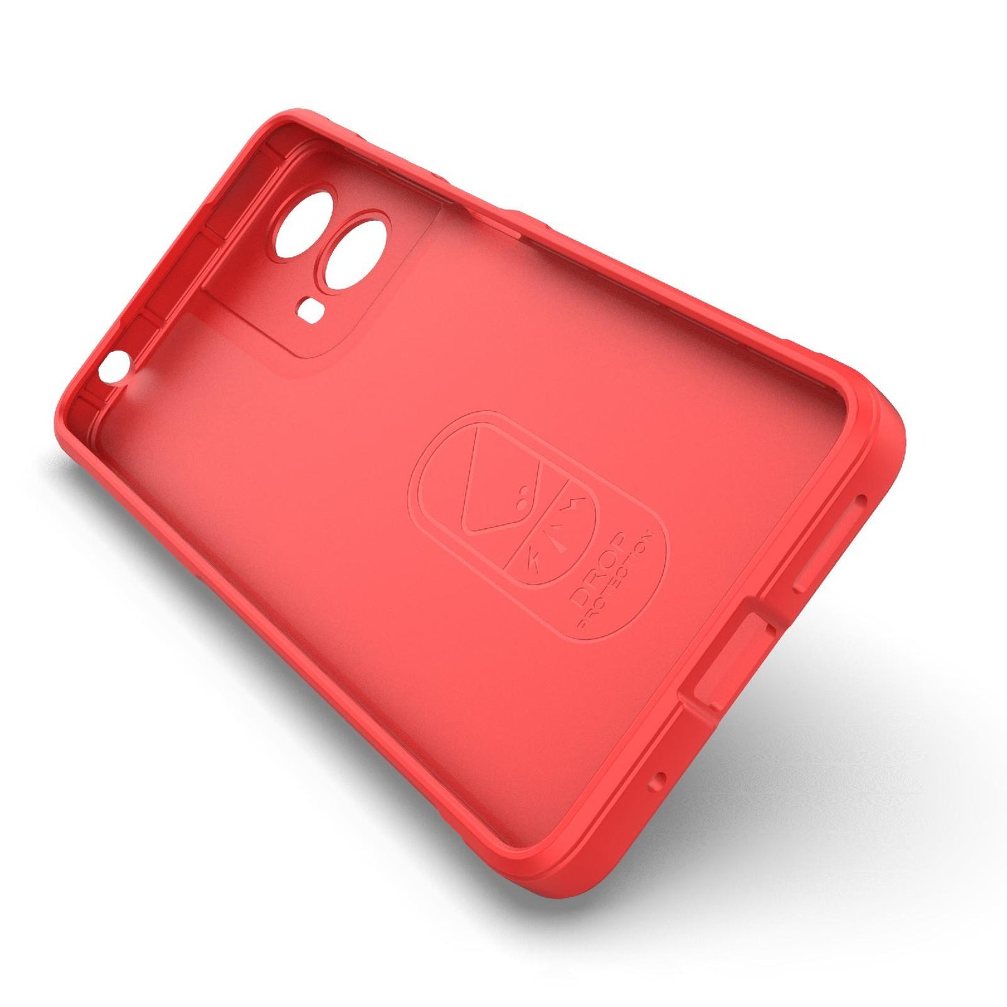 Motorola Moto G24 4G Magic Shield TPU + Flannel Protective Phone Case Cover, Shockproof Scratch Resistant