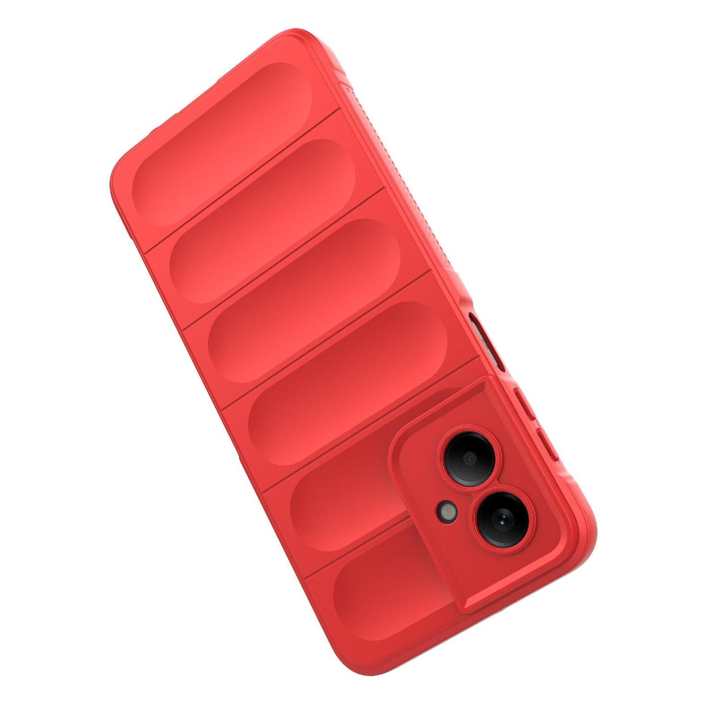 Motorola Moto G55 5G Magic Shield TPU + Flannel Protective Phone Case Cover, Shockproof Scratch Resistant