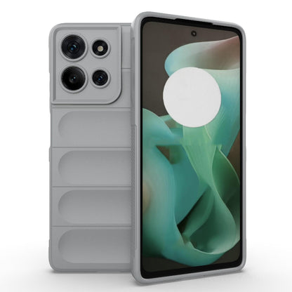 Motorola Moto G75 5G Magic Shield TPU + Flannel Protective Phone Case Cover, Shockproof Scratch Resistant