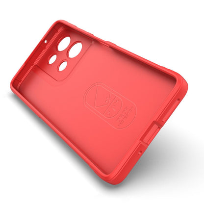 Motorola Moto G75 5G Magic Shield TPU + Flannel Protective Phone Case Cover, Shockproof Scratch Resistant