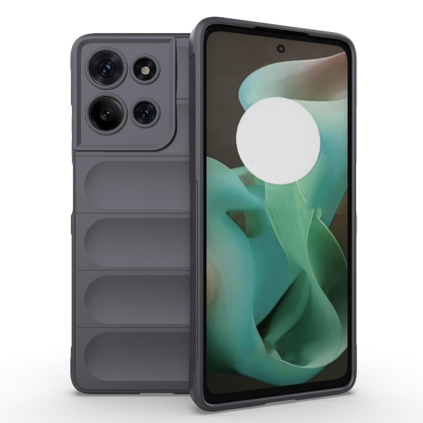 Motorola Moto G75 5G Magic Shield TPU + Flannel Protective Phone Case Cover, Shockproof Scratch Resistant