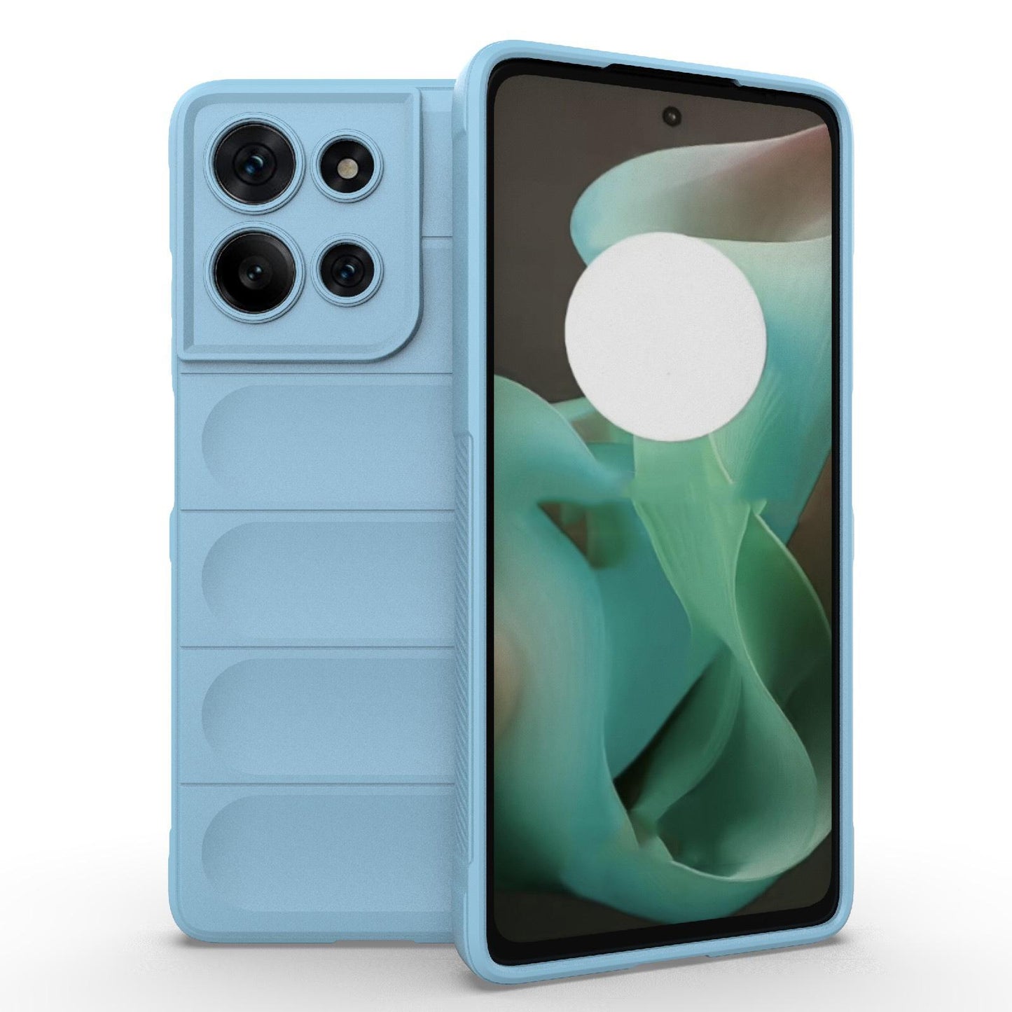 Motorola Moto G75 5G Magic Shield TPU + Flannel Protective Phone Case Cover, Shockproof Scratch Resistant