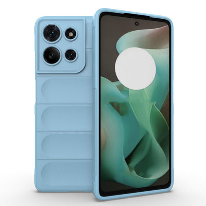 Motorola Moto G75 5G Magic Shield TPU + Flannel Protective Phone Case Cover, Shockproof Scratch Resistant