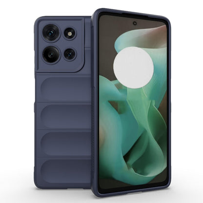 Motorola Moto G75 5G Magic Shield TPU + Flannel Protective Phone Case Cover, Shockproof Scratch Resistant