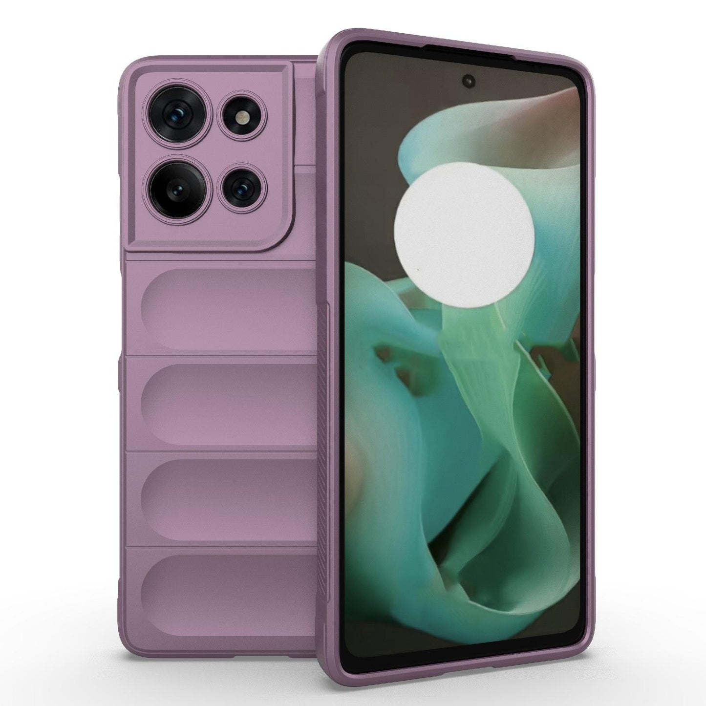 Motorola Moto G75 5G Magic Shield TPU + Flannel Protective Phone Case Cover, Shockproof Scratch Resistant