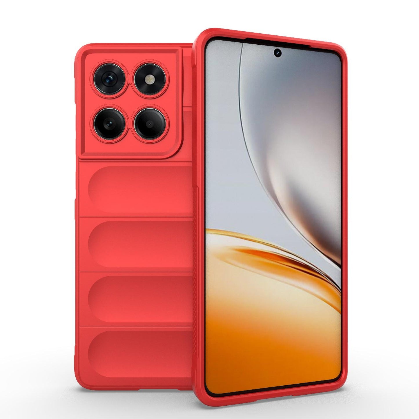 Motorola Edge 60 Fusion 5G Magic Shield TPU + Flannel Protective Phone Case Cover, Shockproof Scratch Resistant