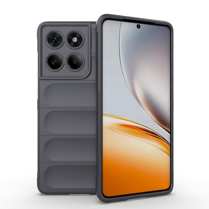 Motorola Edge 60 Fusion 5G Magic Shield TPU + Flannel Protective Phone Case Cover, Shockproof Scratch Resistant