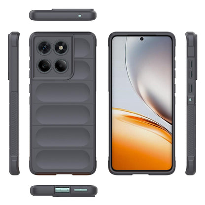 Motorola Edge 60 Fusion 5G Magic Shield TPU + Flannel Protective Phone Case Cover, Shockproof Scratch Resistant