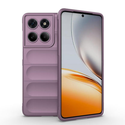 Motorola Edge 60 Fusion 5G Magic Shield TPU + Flannel Protective Phone Case Cover, Shockproof Scratch Resistant