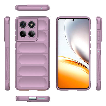 Motorola Edge 60 Fusion 5G Magic Shield TPU + Flannel Protective Phone Case Cover, Shockproof Scratch Resistant